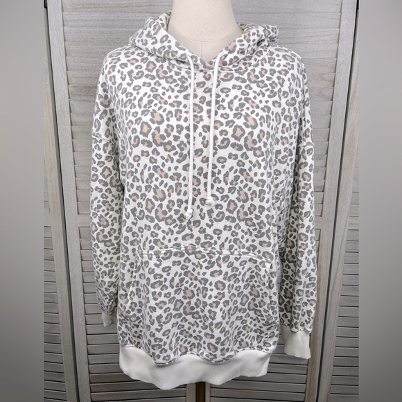 AMERICAN EAGLE OUTFITTERS Jegging Fit
Hoodie Sweatshirt Neutral Cheetah-XS - Picture 1 of 2